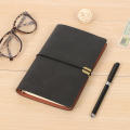 Travel Journal Notebook Vintage Retro Handmade Leather Lined Journal Refillable Note Book for Taking Notes. 