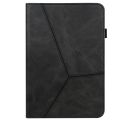 Solid Color Stripe Embossed Leather Tablet Case For Xiaomi Redmi Pad SE. 