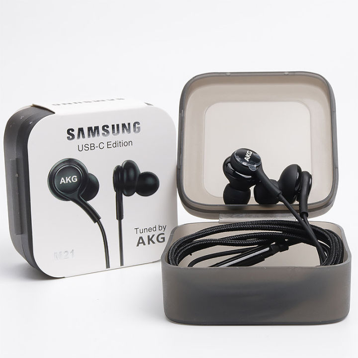 SAMSUNG M20 M21 Earphones ANC (SAE) Headset In-ear 3.5mm / Type C With Mic Wired For Galaxy S20 Note10 S10 S9 S8 S7 and all compatible phones/PCs