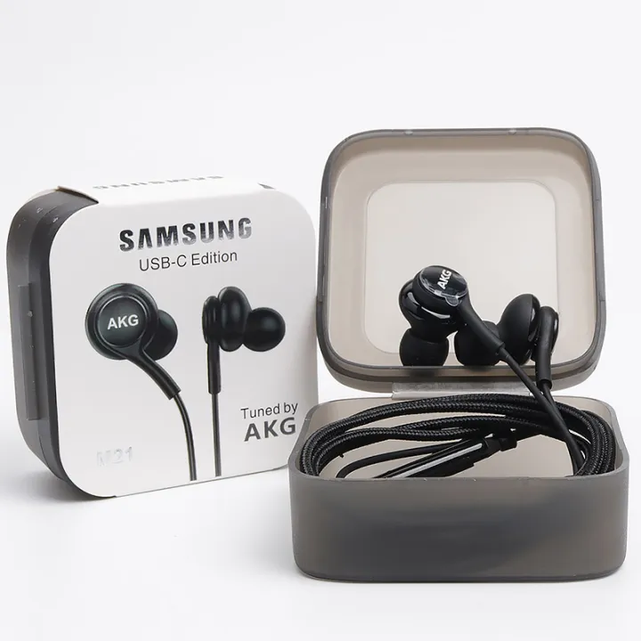 SAMSUNG M20 M21 Earphones ANC (SAE) Headset In-Ear 3.5mm With Mic Wired For Galaxy S20 Note10 S10 S9 S8 S7 and all 3.5 compatible phones/PCs