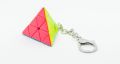 Pyraminx key Ring QIYI Cube Rubik's Magic Cube - 3x3x3 - Smooth Speed Cube QIYI Cube 4.5cm. 