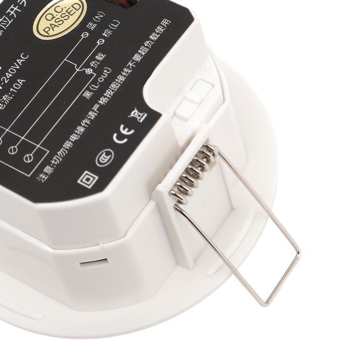 AC%20100-240V%20Recessed%20Motion%20Sensor%20Light%20Switch%20High%20Sensitive%20Ceiling%20Body%20New%20-%20Image%203