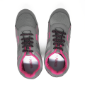 Bata women’s Textile Grey and Pink Sports Shoes – Oscar. 