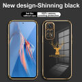Vantime Luxury 6D Plating Soft Casing Silicone Square Frame Phone Case for Xiaomi Redmi Note 11 4G Back Cover. 