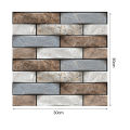 Self Adhesive 3D Brick Pattern Wall Decal Home Decor Wallpaper Waterproof Home Decor Wall Decal. 