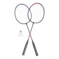 Badminton Racket With One Shuttlecock. 
