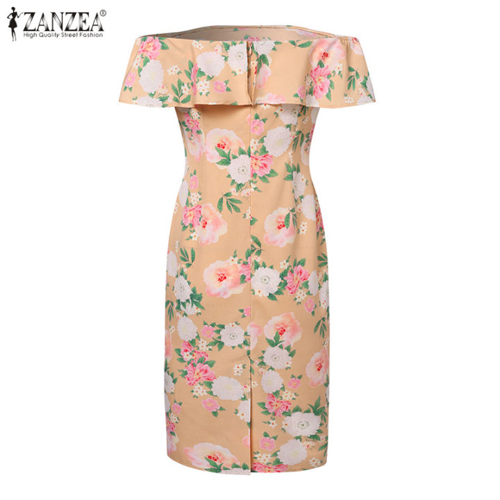 %E3%80%90ThinkWay%E3%80%91Korean%20Style%20Women%20Off%20Shoulder%20Floral%20Print%20Ruffle%20Long%20Dress%20Evening%20Holiday%20Casual%20Midi%20Dresses%20Plus%20KRS%20%20#24-4%20-%20Image%207