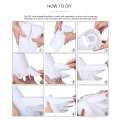 7 Colors Option 50CM DIY Ceiling Room Decoration Modern Lamp Shade PP Pendant Lampshade Flower Chandelier. 