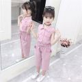 Kids Girls Clothes Suit Korean Style Clothing Casual Two-Piece Set Blazer Girl Clothes. 