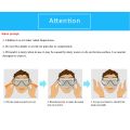 Men Women Anti-fog UV400 Protection Single Window Diving Mask Snorkeling Mask Scuba Swimming Mask Goggle Tempered Glass Lens Flexible Silicone Skirt PC Frame Adults. 