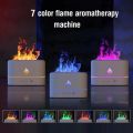 Portable Cool Mist Usb Led change color 7 colors fire flame room humidifier Aroma Essential Oil Diffuser h2o air humidifier. 