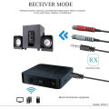 Bluetooth 5.0 Audio Receiver Transmitter 2 IN 1 RCA 3.5MM AUX Jack USB Dongle Stereo Wireless Rechargeable Battery & Direct Power USB Adapters For Car TV PC Headphone KN321 | KN326 | KN328. 