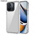 NORVIK For Xiaomi Redmi 12C Phone Case Full Protection Shockproof Shell Anti-Fall Casing New Design Transparent Back Cover. 