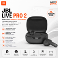 JBL Live Pro 2 TWS Bluetooth Earbuds | Original | 40 Hours Battery Life | 6 Months Warranty. 