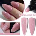 DeHuiNet LILYCUTE 15ML Quick Nail Extension Gel Glitter Pink Vernis SemiPortable Permanent UV Gel Nail Polish Nail Art Prolong Construction Gel. 