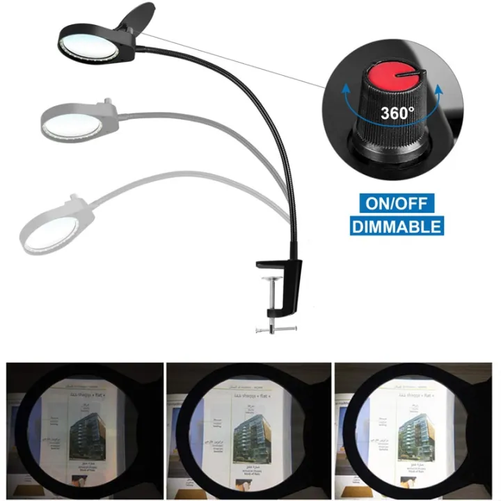 Illuminating%20Magnifier%20High%20Magnifiion%208X%2015X%20Magnifying%20Glass%20with%20Led%20Lights%20Table%20Clamp%20Lamp%20-%20Image%204
