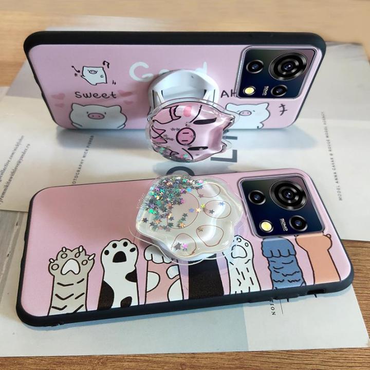 cute%20Skin%20feel%20silicone%20Phone%20Case%20For%20ZTE%20Blade%20V50%20Vita%20Rotatable%20stand%20Dirt-resistant%20Cartoon%20phone%20lens%20protection%20-%20Image%206