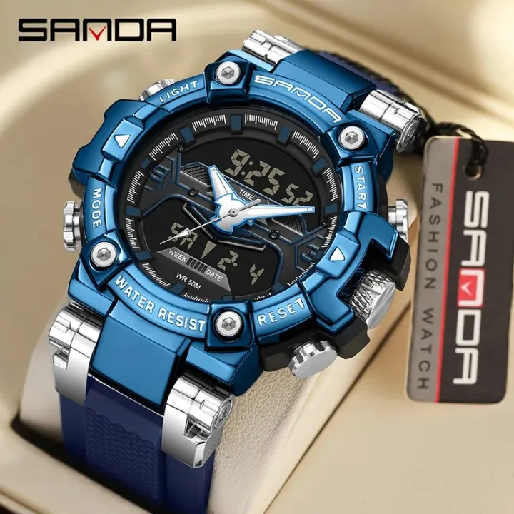SANDA%20brand%20fashionable%20business%20sports%20timer%20waterproof%20digital%20quartz%20men's%20watch%20-%20Image%204