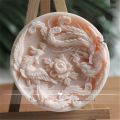 Phoenix Design Art Soap Molds Round Silicone Mold for Natural Soap Making Cake Wax Aromatherapy Gypsum Mold. 