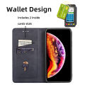 Case For Nokia C32 Cover Wallet leather flip phone case + TPU back Cover card case magnetic protection Cover. 