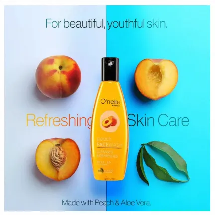 O'nelle%20Naturals%20Peach%20Face%20Wash%20-%20Image%202