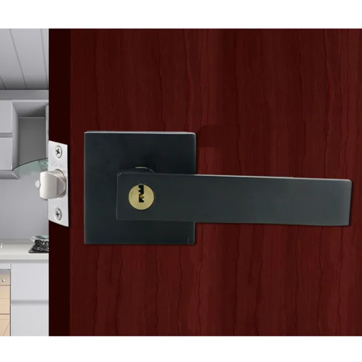 Door%20Handle%20Door%20Handle%20Lock%20Square%20Channel%20Privacy%20Mask%20Interior%20Bedroom%20Room%20Bathroom%20Three%20Bar%20Spherical%20Lock%20Black%20-%20Image%206