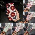 Silicone Shockproof Phone Case For Honor X7a/Play7T 5G Soft case Cute Full wrap Phone Pouch flower Oil Painting TPU. 