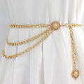 Metal Waist Chain Women Long Tassel Waist Chain Belt Multilayer Waist Chain Dress Decorative Chain Ins Style Adjustable Waist Belt For Women And Girls Cologo. 
