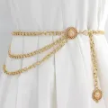 Metal Waist Chain Women Long Tassel Waist Chain Belt Multilayer Waist Chain Dress Decorative Chain Ins Style Adjustable Waist Belt For Women And Girls Cologo. 