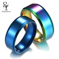 Sunny 1 Pc Ring Uni Stainless Steel Mirror Lightweight Finger Ring for Wedding. 