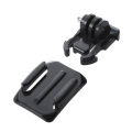 Helmet Curved Surface+ Sticker+Buckle Basic Mount for GoPro Hero 3 2 1 Camera. 