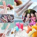 100/200PCS DIY Popsicle Bags PE food grade Ice Pop Bags Yogurt Ice Candy Otter Pops Freeze Pops Disposable Pouches With Funnel. 