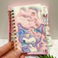 【ZOSR】Sanrio Anime Coil Notebook Hello Kitty Kuromi Student Diary Expansion Notebook Cute Cartoon Notebook Office and School Supplies. 