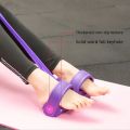 Pull Reducer Body Shape Trimmer Yoga Pull Natural Rubber Reducer Exerciser Fat Buster Home Gym Equipment and Bands Leg Hand Biceps, Legs Ankle Straps for Resistance Training, Physical Therapy,. 