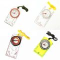 【NEW】 Compass Navigation Map Reading Scouts Camping Hiking Scale Ruler Outdoor Orienteering Tools. 