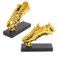 Golden Boot Trophy Model Decorative Champions Replica Trophy for Home Decoration. 