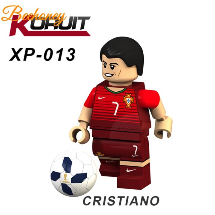 Building Block Toys World Cup Soccer Captain Plastic Assembled Building Blocks Minifigures Toy