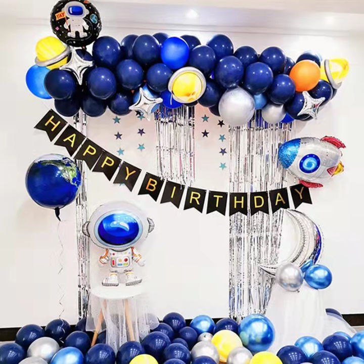 Outer%20Space%20Party%20Decoration%20Astronaut%20Rocket%20Ship%20Foil%20Balloon%20Galaxy/solar%20System%20Theme%20Kids%20Birthday%20Party%20Baby%20Shower%20Decora%20-%20Image%206