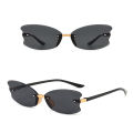 Girls Children Outdoor Glasses Cute UV Protection Eyewear Fashion Kids Rimless Sunglasses Butterfly Wings Frame Sunglass. 