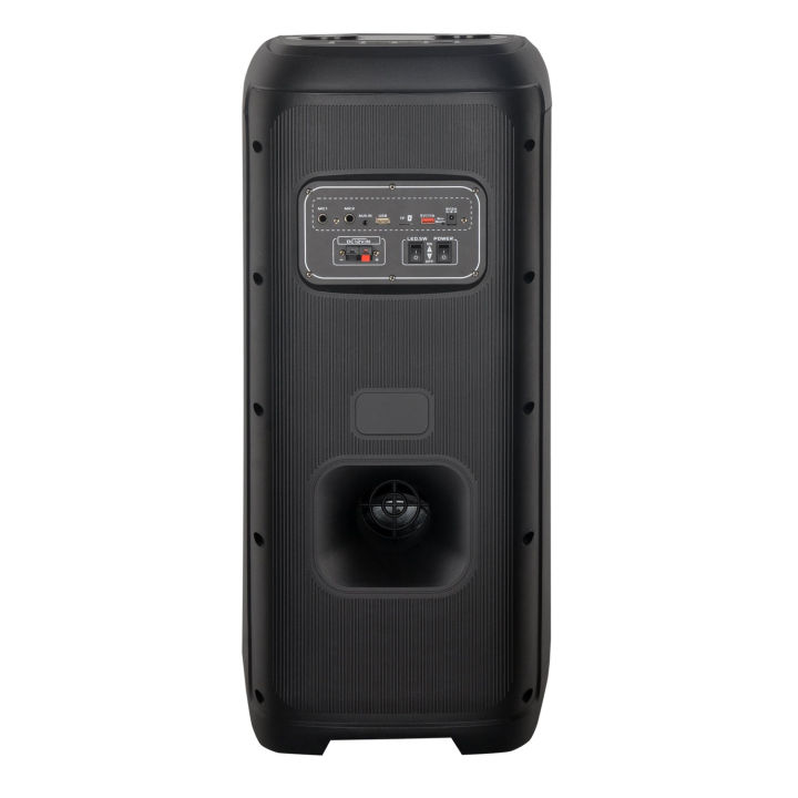 NDR-815%20Dual%208"%20Portable%20Wireless%20Bluetooth%20Speaker%20with%202%20Wireless%20Mic%20RGB%20Light,%20FM%20Mic,%20FM,%20AUX,%20USB,%20SD%20Card,%20Guitar%20in%20Karaoke%20Speaker%20with%20Dual%20Mic%20Buffel%20Subwoofer%20Music%20Player%20Party%20Box%20NDR%20815%20Partybox%20-%20Image%205