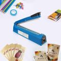 10 Inches Manual Hand Press Impulse Plastic Body Heat Sealer PFS-250 Seal The Spices, Tea, Coffee, Sugar, Nuts, Snacks, Food and All other Commercial Products Packaging.. 