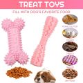 5-piece set of small dog teeth grinding toys, soft rubber cute pink dog toys, teeth cleaning toys, soft rubber rope dog toys, fu. 