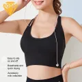 Back Buckle Sports Bra Support Sports Bra for Yoga Fitness Running Shockproof Padded Seamless Perfect for Southeast Asian Buyers Seamless Back Sports Bra. 