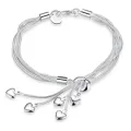 ZEBF--925 Sterling Silver Bracelet Woman Vintage Luxury Original Jewelry Accessories Fashion Designer Party Wedding Jewelry Gifts 2024. 