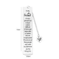 Customized Birth Flower Bookmark Detailed Engraving 13*2.6cm Stainless Steel Personalized Bookmark Metal Custom Bookmark for Gift for Women Gift for Daughter Gift for Sister Gift for Friend Birthday. 