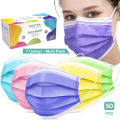 50Pcs SOFTACARE® 3PLY SURGICAL MASK - MULTICOLORS - Imported NMRA Approved - (50pcs/1Box). 
