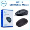 Dell Original MS111-USB Optical Mouse 3 Button Wheel Mouse -1000dpi. 
