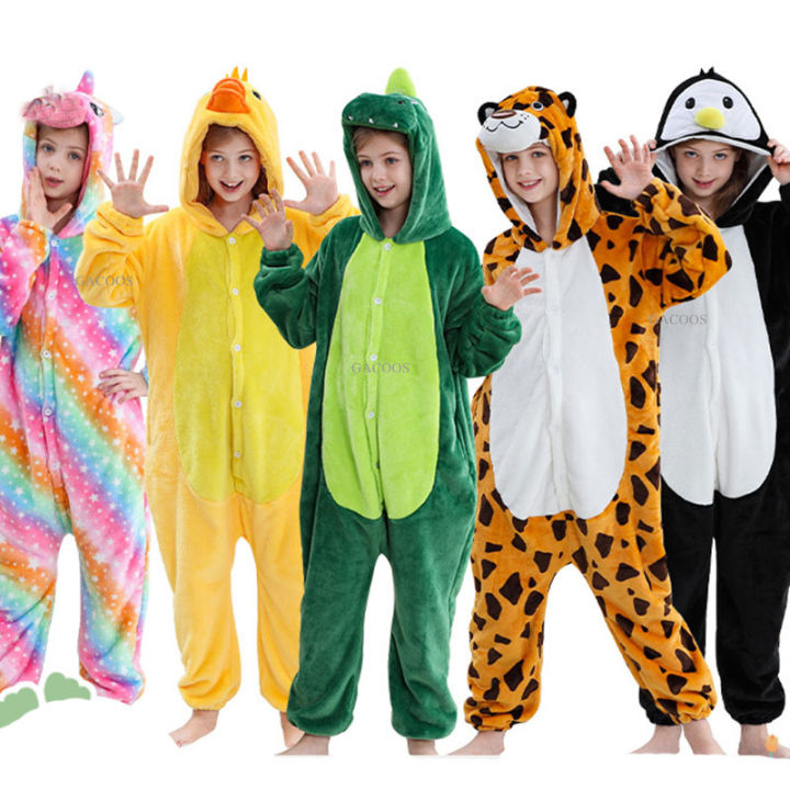 Kigurumi%20Duck%20Onesies%20Kids%20Unicorn%20Pajamas%20For%20Children%20Animal%20Cute%20Blanket%20Sleepers%20Halloween%20Costume%20Winter%20Boy%20Girl%20Jumspuit%20-%20Image%204