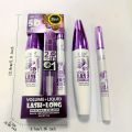 Cyion 2-in-1 Mascara & Eyeliner Set - Quick-Dry, Waterproof, Long-Lasting 24 Hours, Volumizing & Lengthening with Silicone Brush, Triangular Applicator, for All Skin Types, Black. 