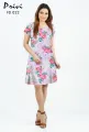 Privi Fashion Printed Dress for Women. 